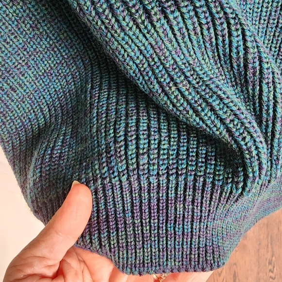 Men's 90% Wool 10% Nylon Triton Turtleneck Pullover Size Large Made in Poland 🇵 - Picture 9 of 10